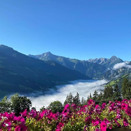 Ferienhaus Zillertal Panorama Blick Balkon Sauna Zellberg Dış mekan fotoğraf