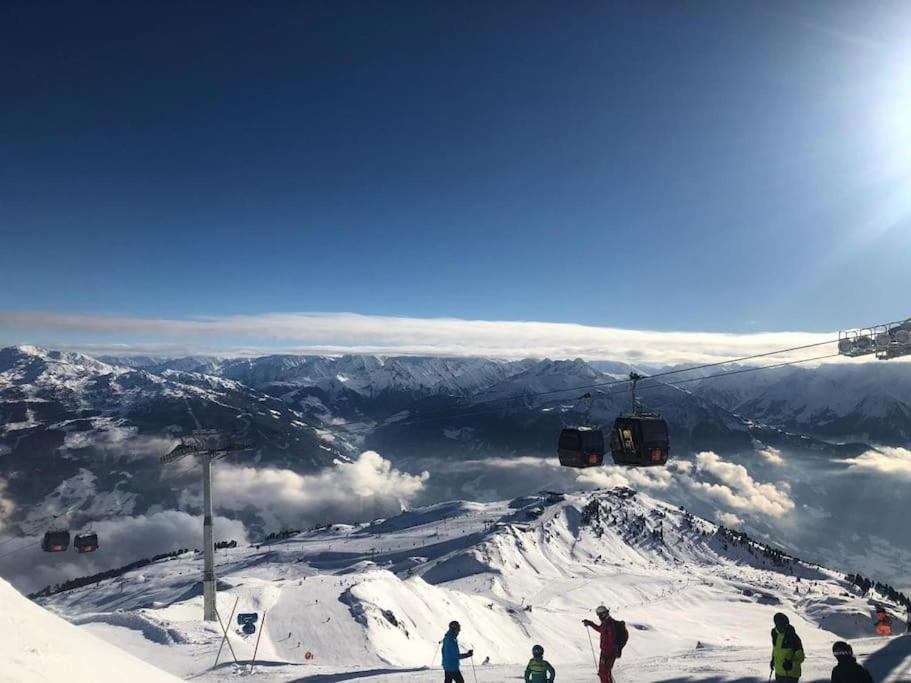 Ferienhaus Zillertal Panorama Blick Balkon Sauna Zellberg Dış mekan fotoğraf