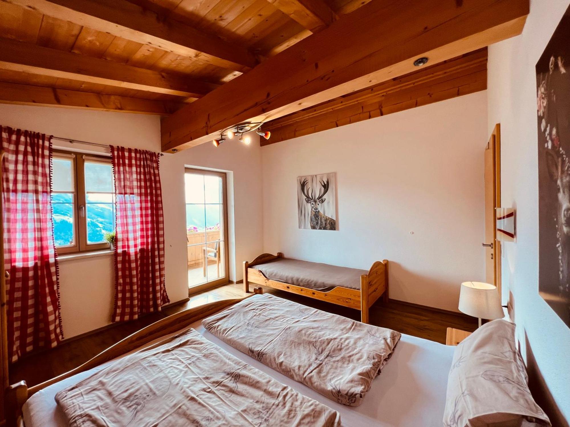 Ferienhaus Zillertal Panorama Blick Balkon Sauna Zellberg Dış mekan fotoğraf